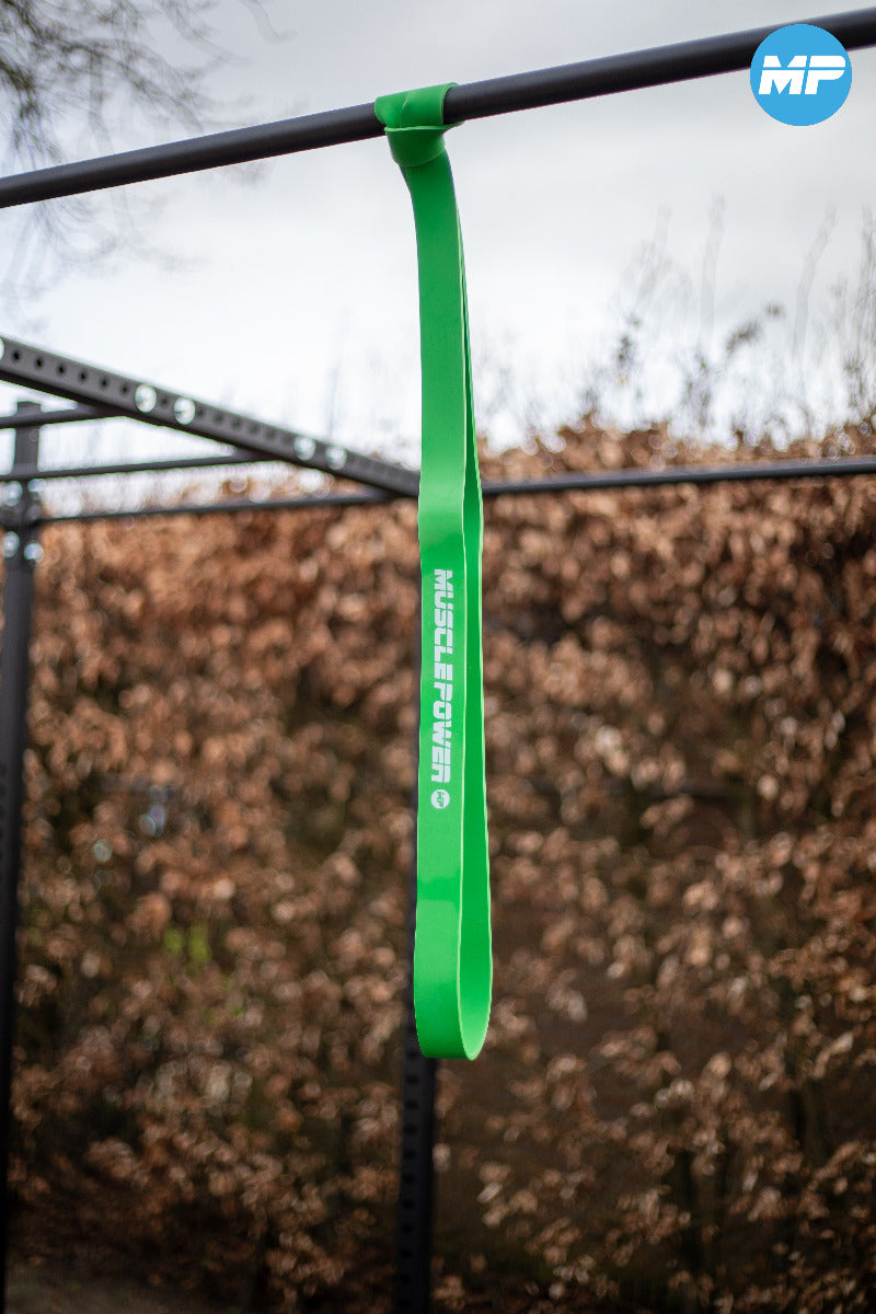 Muscle Power Power Band - Groen - Sterk - Aanzicht