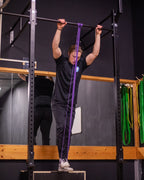 Muscle Power Power Band - Paars - Medium - Aanzicht