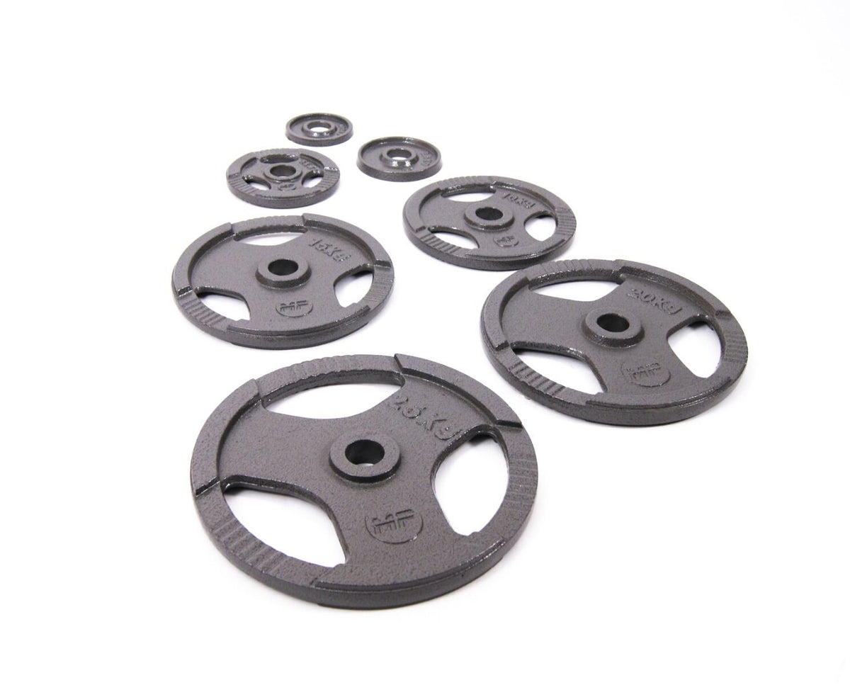 Muscle Power Gietijzeren Halterschijf - 50 mm - 5 kg - Aanzicht