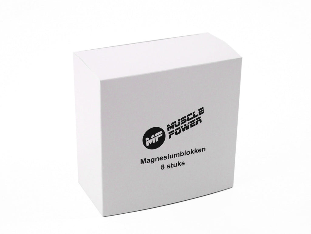 Muscle Power Magnesium Blokken - 8 stuks - Aanzicht