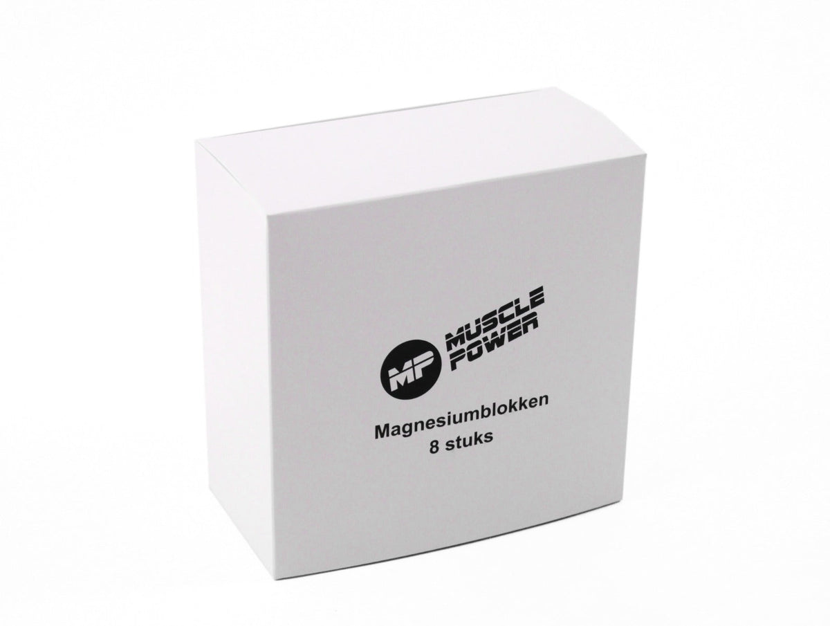 Muscle Power Magnesium Blokken - 8 stuks - Aanzicht