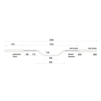 Toorx Professional OB Offset Bar Halterstang - 220 cm - Aanzicht