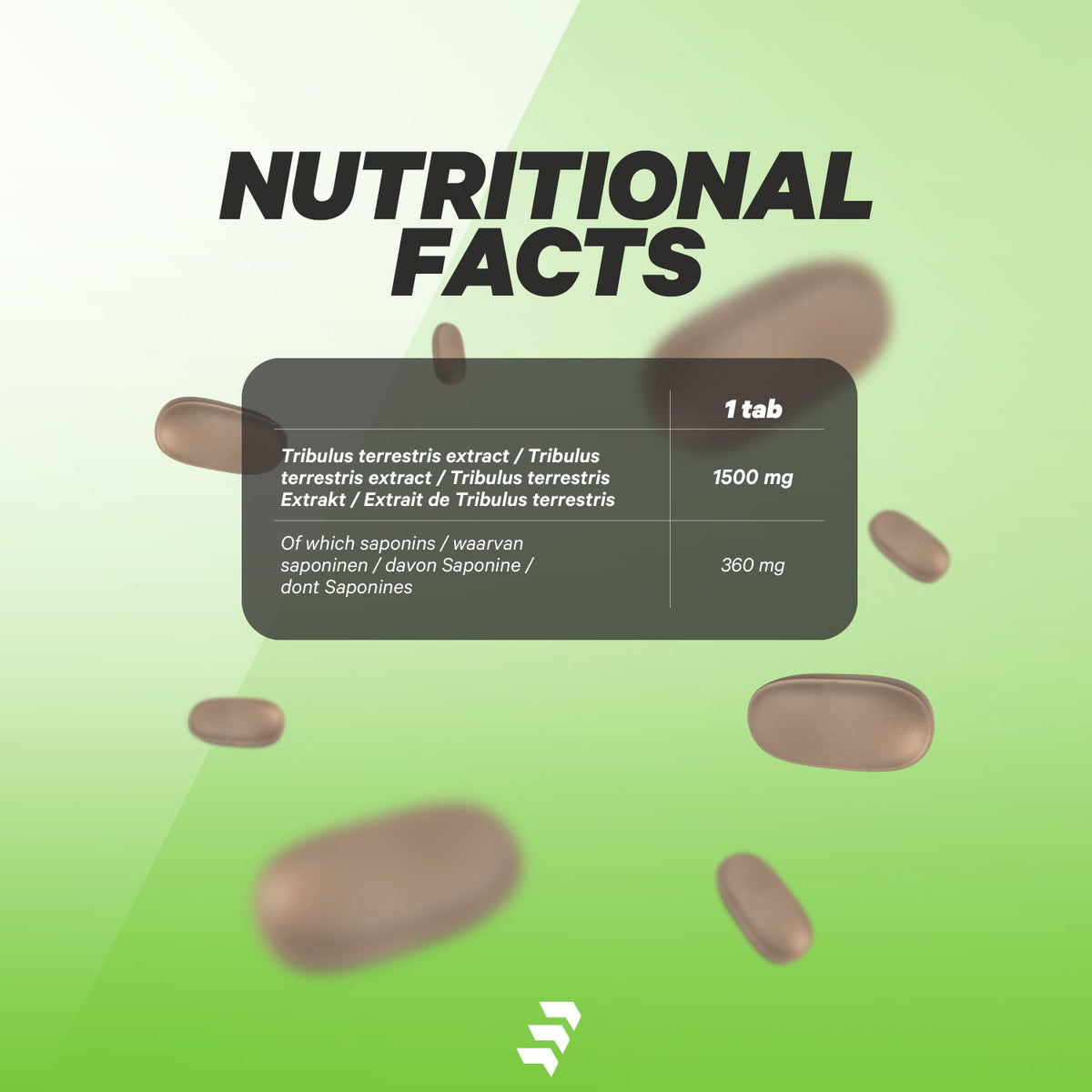 Empose Nutrition Tribulus Terrestris - 120 Tabletten - Aanzicht