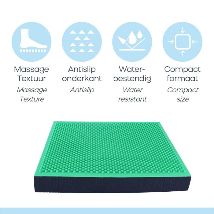 Orange Gym Spiky Balance Pad 2 in 1 - Groen/Zwart - Afbeelding 6