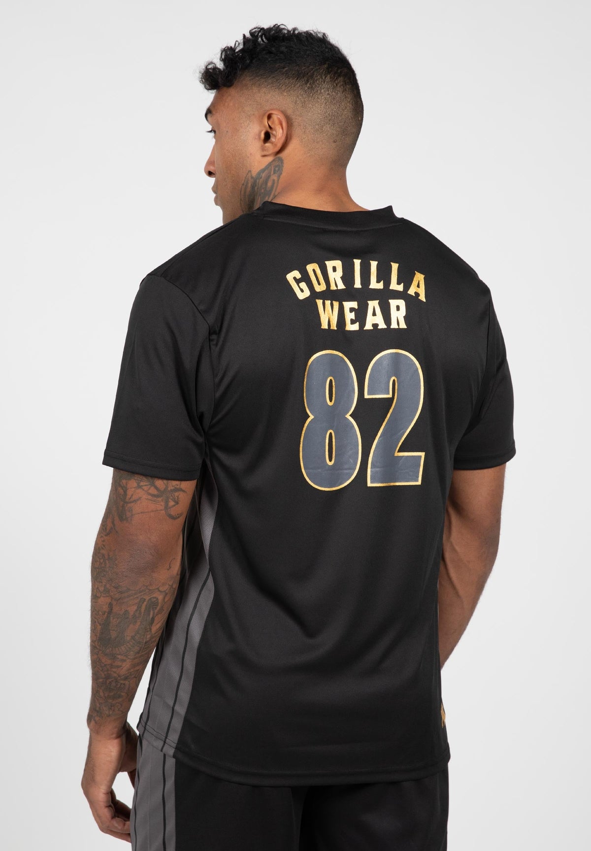 Gorilla Wear Orlando T-shirt - Zwart - Aanzicht
