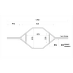 Toorx Fitness OSB Hex Bar - Trap Bar - Aanzicht