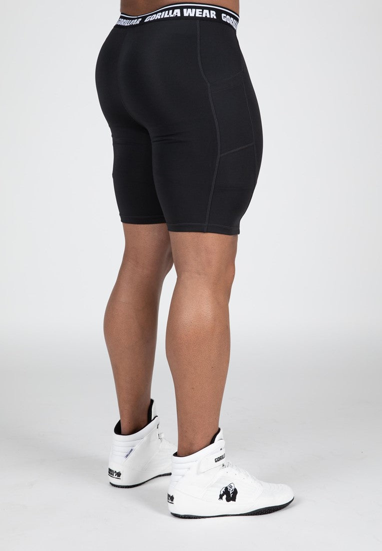 Gorilla Wear Philadelphia Short Tights - Zwart - Aanzicht