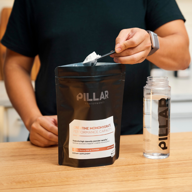 PILLAR Performance Creatine Monohydrate - 300 gr - Aanzicht