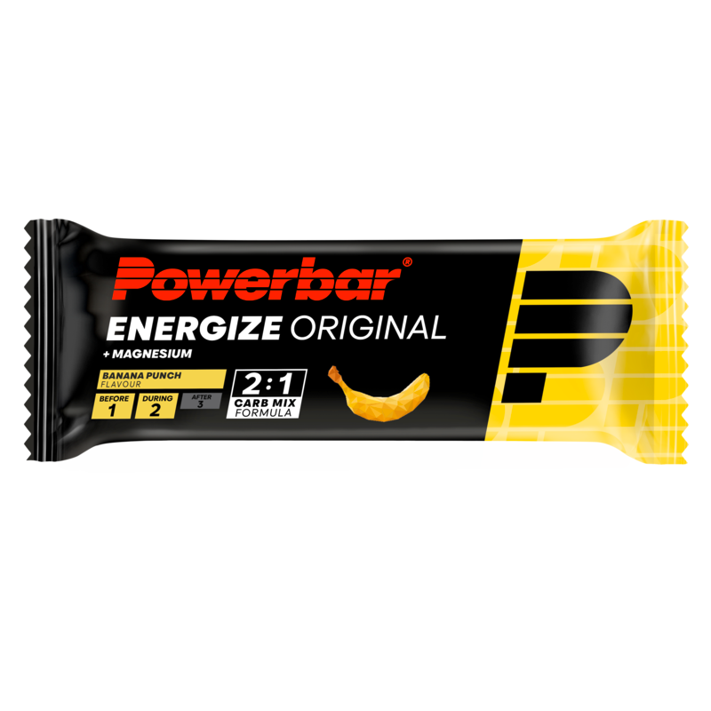 Powerbar Energize Bar - 15 x 55 gr - Banana Punch - Aanzicht