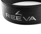 Reeva Halterriem - Carbon Leer Lifting Belt - Zwart - Aanzicht