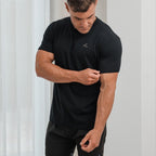 Reeva Premium Active Tee - Sport T-shirt - Zwart - Aanzicht