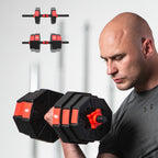 HMS Verstelbare Halter en Dumbbell Set - 15 kg - Aanzicht