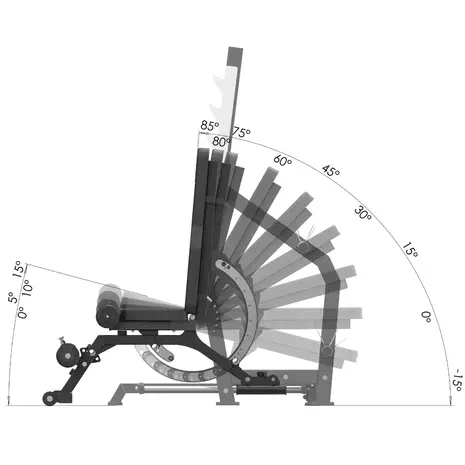 Toorx Professional Olympische Halterbank WBX-3900 - Verstelbaar - Aanzicht