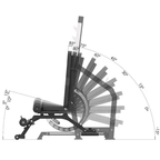 Toorx Professional Olympische Halterbank WBX-3900 - Verstelbaar - Aanzicht