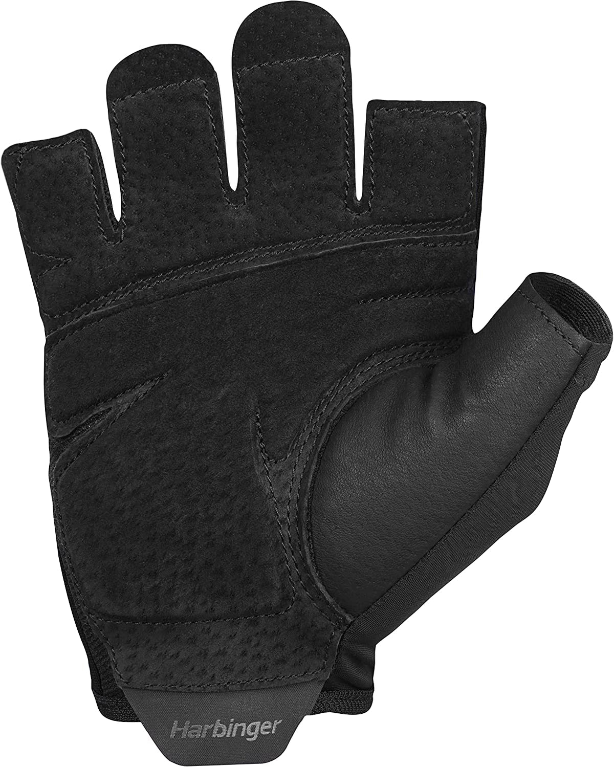 Harbinger Training Grip 2.0 Unisex Fitness Handschoenen - Zwart - Achteraanzicht
