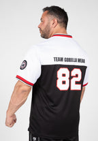 Gorilla Wear Trenton Football Jersey - Zwart/Wit - Aanzicht