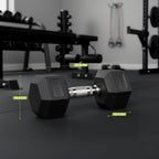 VirtuFit Hexa Dumbbell Pro Set - 2 x 12,5 kg - Aanzicht