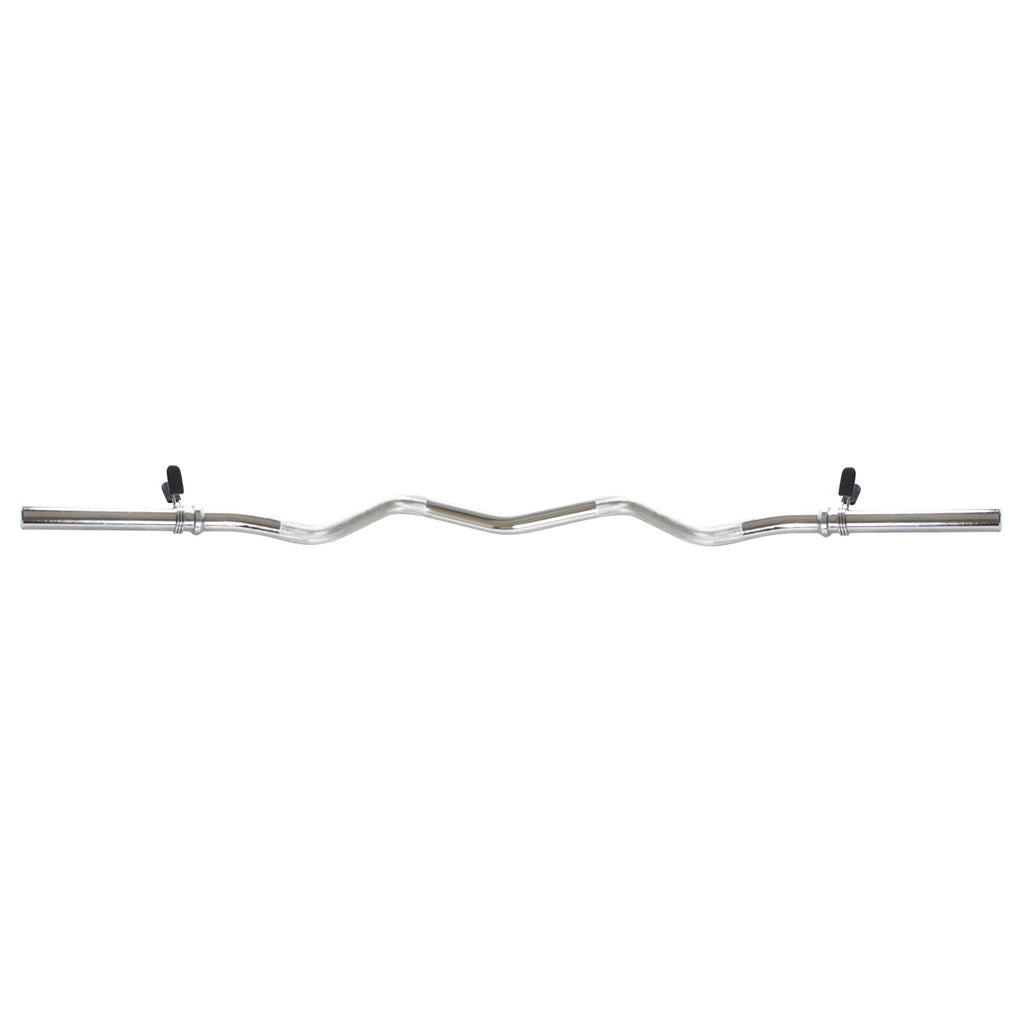 VirtuFit Rubberen Halterset - EZ Curlstang - Veerclip - 30 mm - 25 kg - Aanzicht