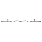 VirtuFit Rubberen Halterset - EZ Curlstang - Veerclip - 30 mm - 43 kg - Aanzicht