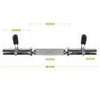 VirtuFit Dumbbellstang met Veerclipsluiting - 30 mm - Aanzicht