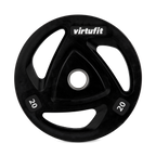 VirtuFit Olympische Rubberen Halterschijf - 20 kg - Aanzicht