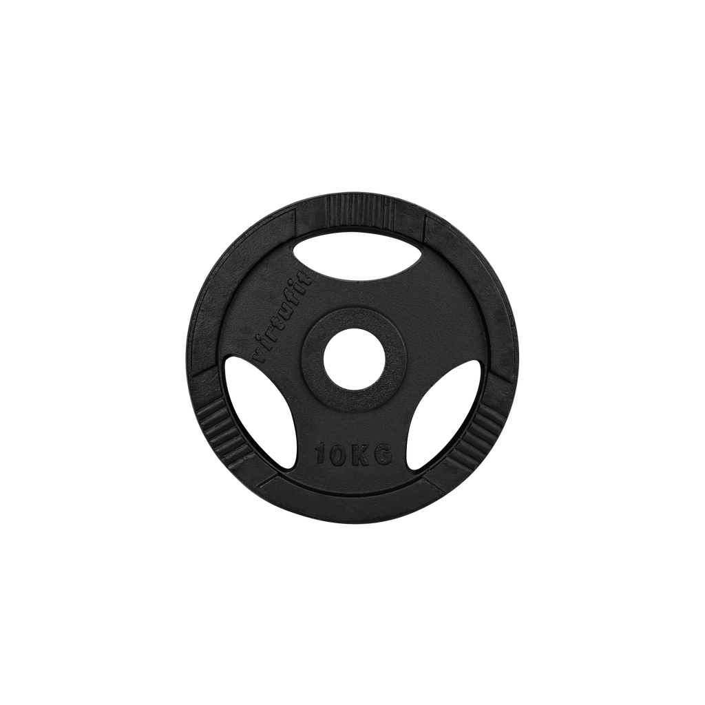 VirtuFit Olympische Gietijzeren Halterschijf - 10 kg - Aanzicht
