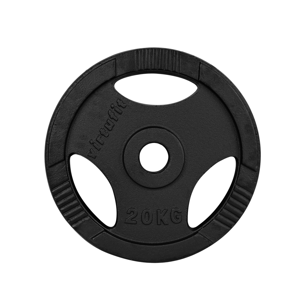 VirtuFit Olympische Gietijzeren Halterschijf - 20 kg - Aanzicht