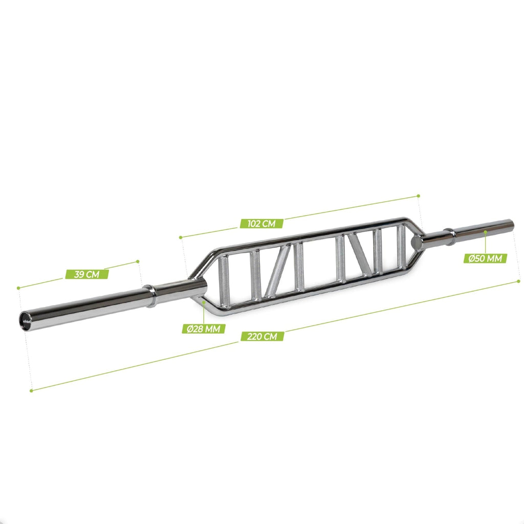 VirtuFit Multi Grip Halterstang - Swiss Bar - Aanzicht