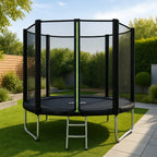 VirtuFit Trampoline met Veiligheidsnet - Zwart - 251 cm - Aanzicht