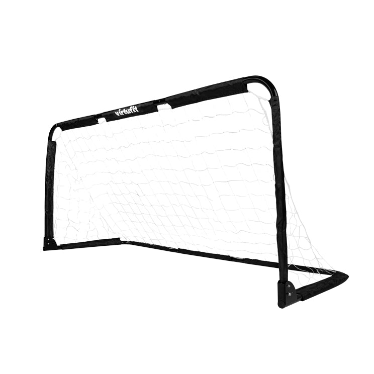 VirtuFit Inklapbaar Voetbaldoel -  Voetbalgoal - 90 x 60 cm (set van 2) - Zwart - Aanzicht