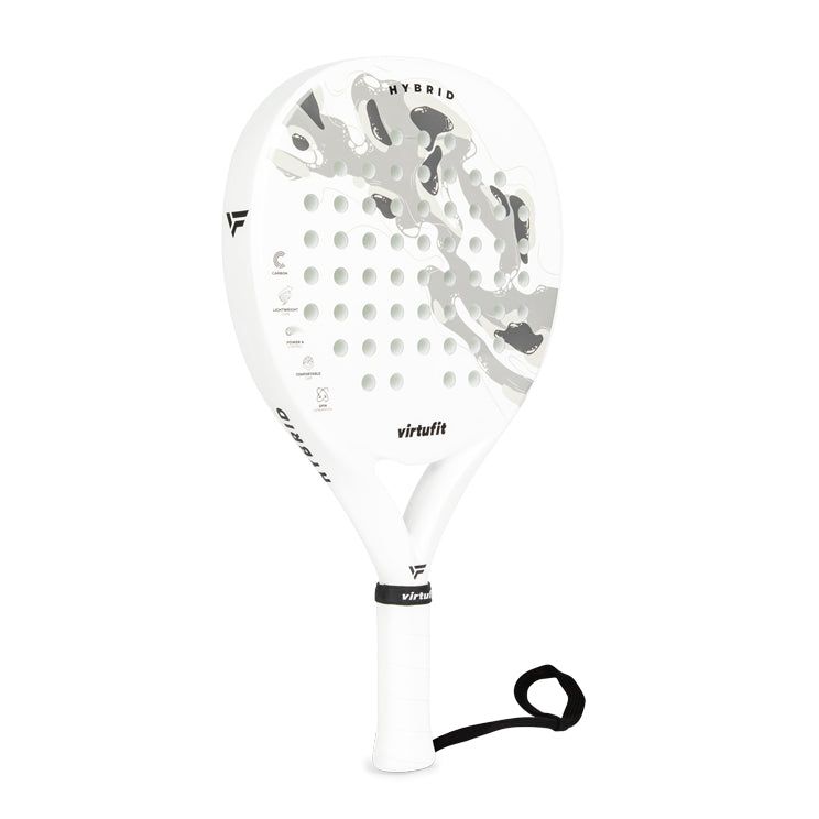VirtuFit Hybrid Padel Set - Wit - Grijs - Aanzicht