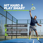 VirtuFit Hybrid Padel Set - Mint Green - Aanzicht