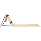 VirtuFit Strandmat - Beige - Set van 2 - Detail