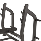 Toorx Professional WBX-B3400 Olympische Halterbank - Aanzicht