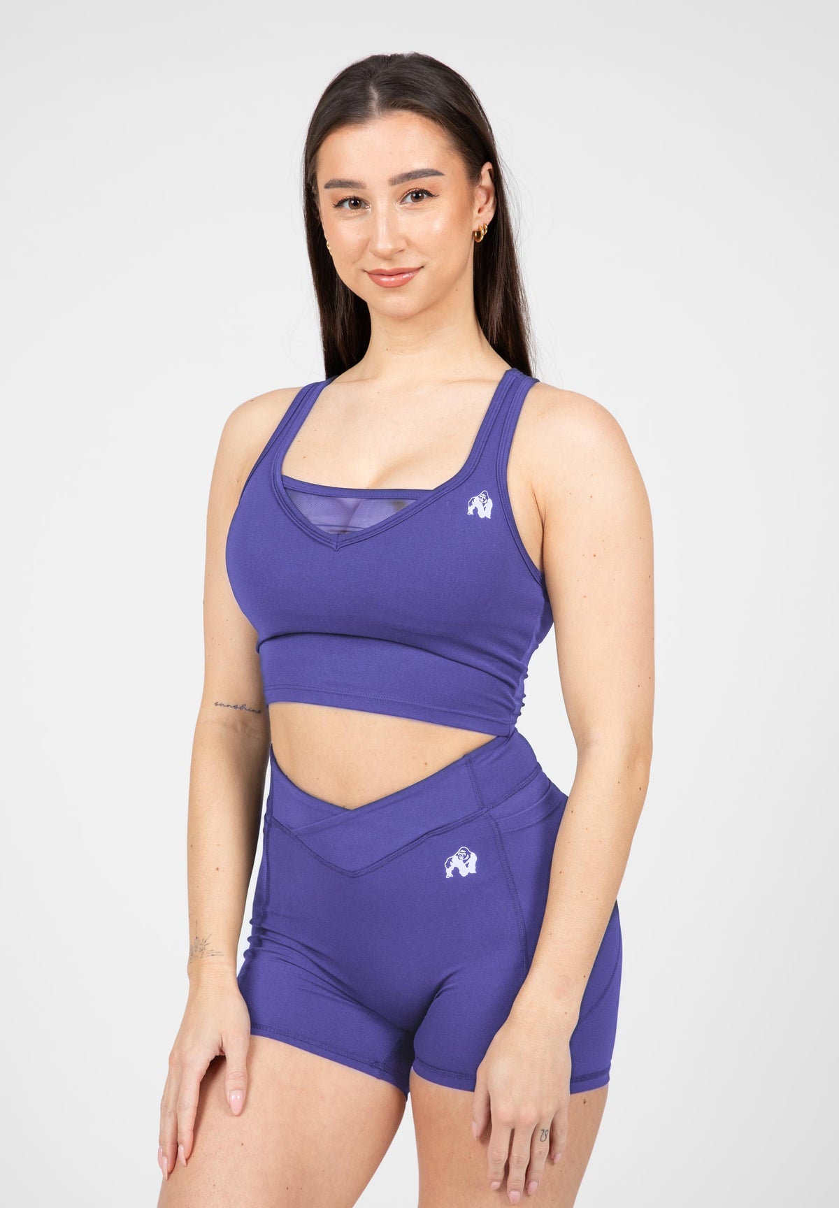 Gorilla Wear Willow Tank Top - Paars - Aanzicht