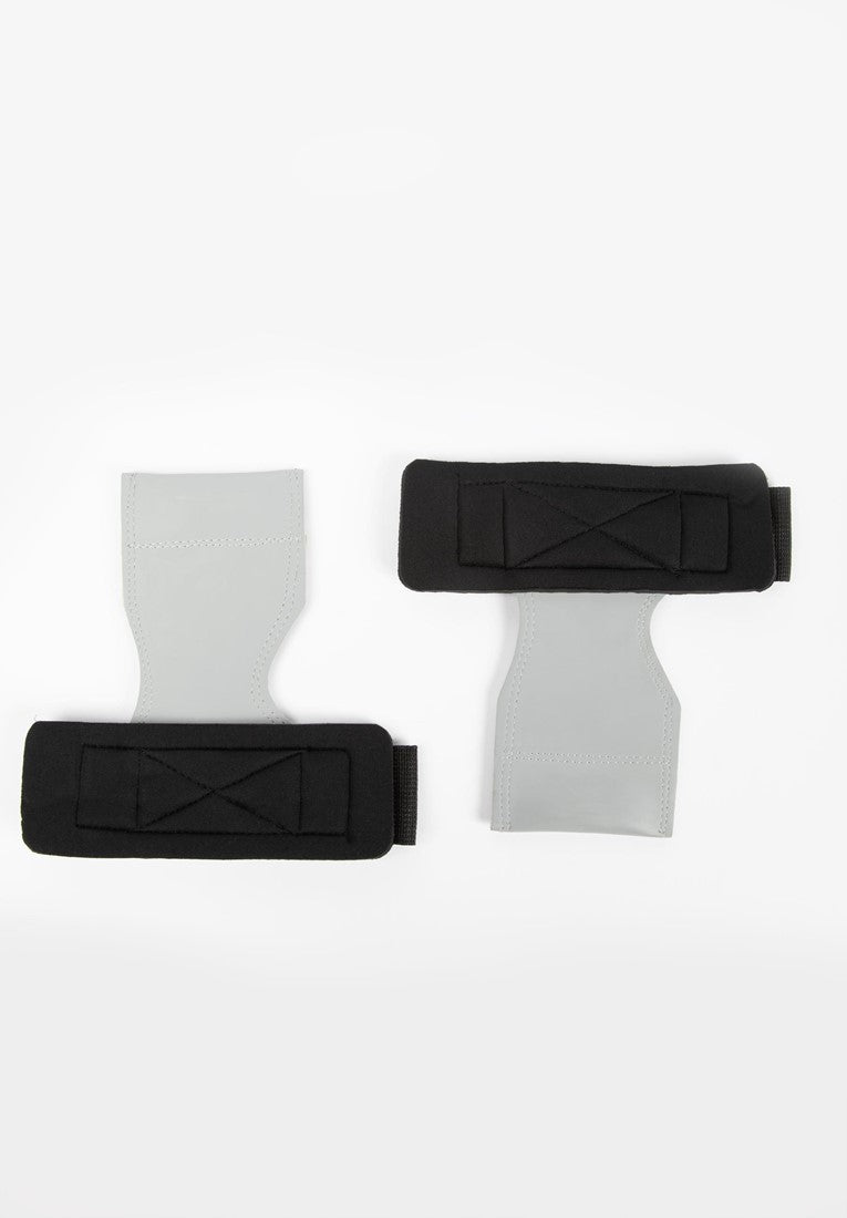 Gorilla Wear Lifting Grips - Zwart/Wit - Aanzicht