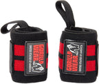 Gorilla Wear Wrist Wraps Pro - Zwart/Rood - Aanzicht