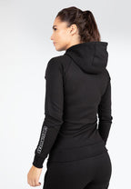 Gorilla Wear Marion Vest met Capuchon - Zwart - Aanzicht