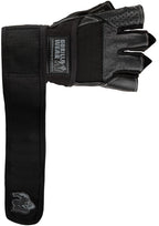 Gorilla Wear Dallas Wrist Wrap Handschoenen - Fitness Handschoenen - Zwart - Aanzicht