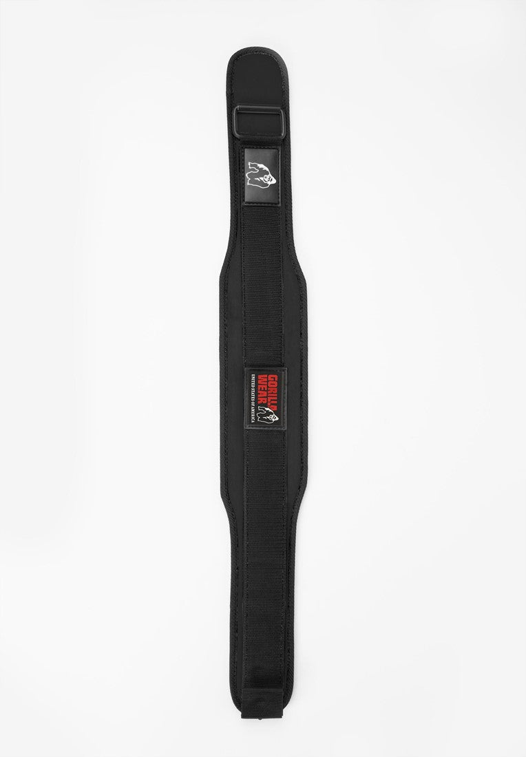 Gorilla Wear Halterriem - 4 Inch Dames Lifting Belt - Zwart - Aanzicht
