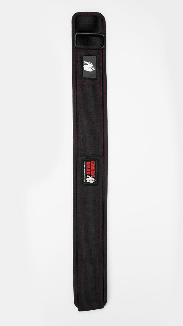 Gorilla Wear Halterriem - 4 Inch Nylon Lifting Belt - Zwart - Aanzicht