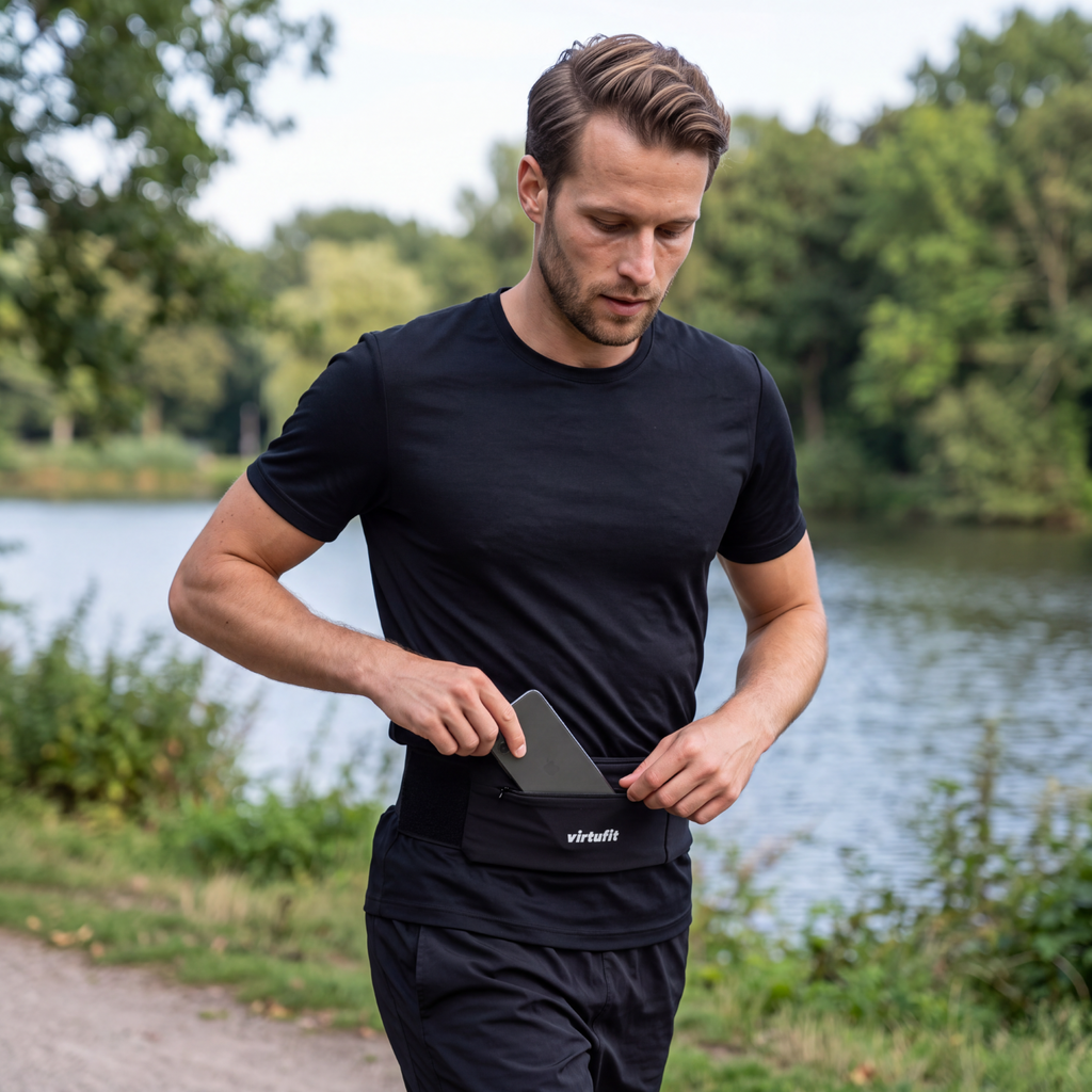 VirtuFit Running Belt Pro - 2 Opbergvakken