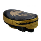 Super Pro Combat Gear Curved Lederen Handpads - Zwart / Goud - Afbeelding 5