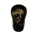 Super Pro Combat Gear Lederen Handpads - Extra lang - Zwart / Goud - In gebruik