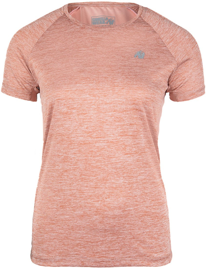 Gorilla Wear Monetta Performance T-Shirt - Zalmroze - Afbeelding 7