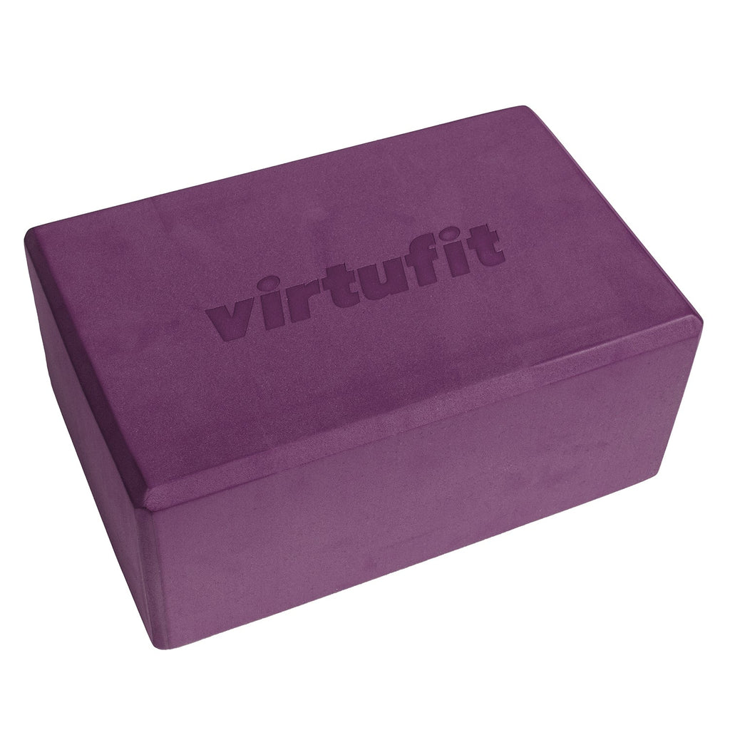 VirtuFit Premium Yoga Blok - EVA Foam - Mulberry - In gebruik