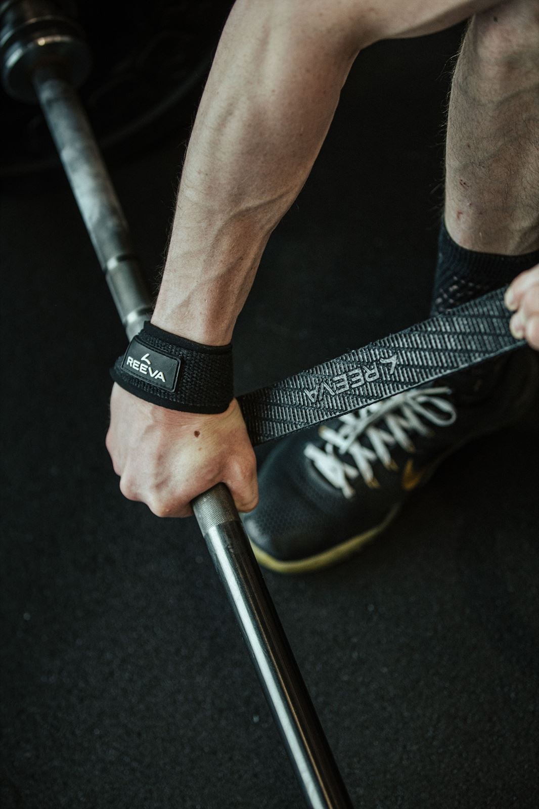 Reeva Lifting Straps met Padding - Zwart - Afbeelding 7