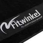Fitwinkel Handdoek - 100 x 50 cm - Zwart - Afbeelding 5