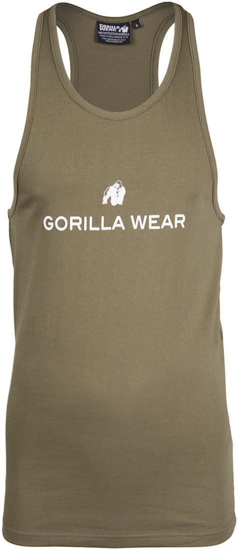 Gorilla Wear Carter Stretch Tank Top - Legergroen - Afbeelding 6
