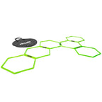 VirtuFit Hexagon Agility Grid - Speedladder -  6 Stuks - Inclusief opbergtas - Afbeelding 6